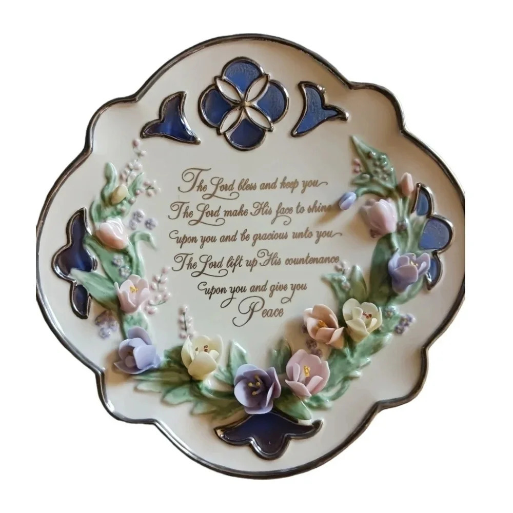 The Bradford exchange the lord bless and keep you 3d plate